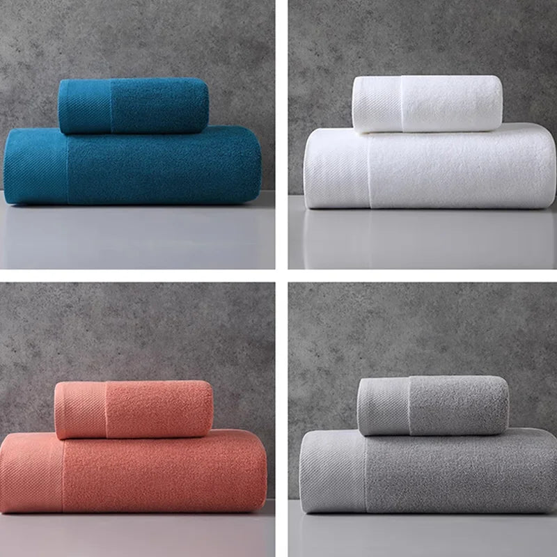 Heavyweight Cotton Bath Towel – Hand Towel or Oversized 90 × 180 cm