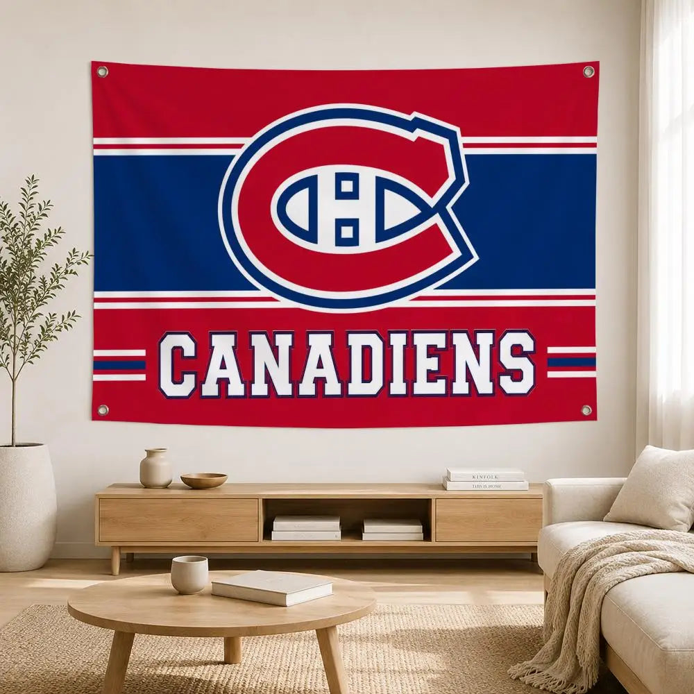 Montreal Canadiens Garden Flag | Indoor & Outdoor Yard Banner for Patio, Porch & Fan Cave