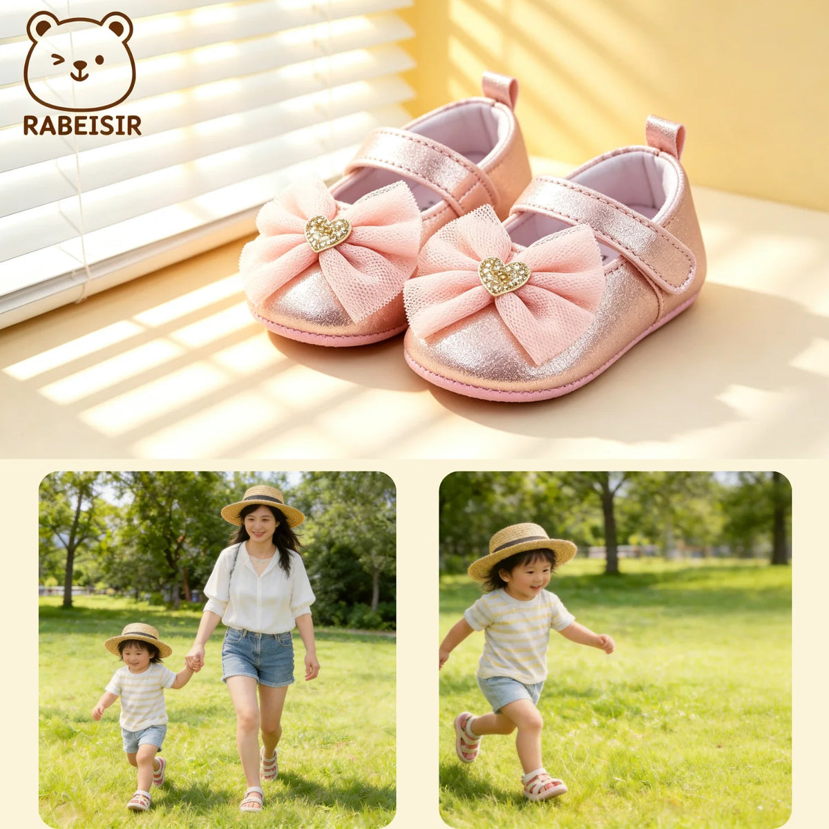 Baby First-Walker Shoes – Soft Non-Slip Toddler Shoes