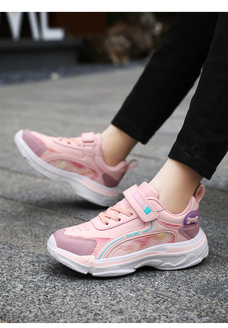 Girls' PU Sneakers