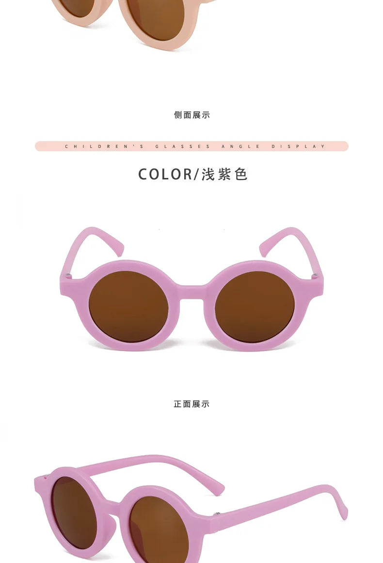 Kids' Round Sunglasses – Toddler & Child Sun Shades, Ages 1–7