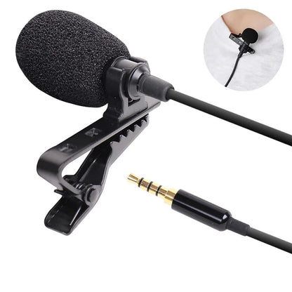 Microfono Lavalier a Clip Cablato – Opzioni 3,5 mm, USB-C e USB