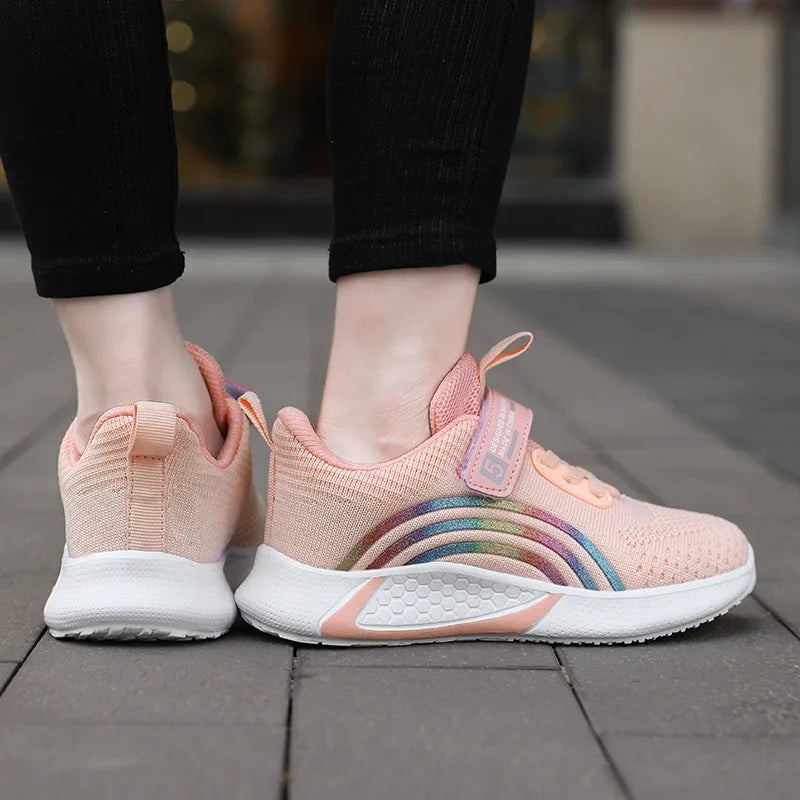 Girls' Mesh Running Sneakers