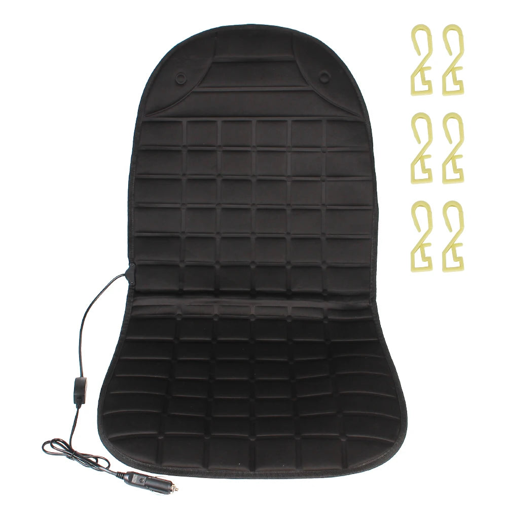 Heated Car Seat Cushion – 12V Universal Seat Warmer with 2 Heat Settings
