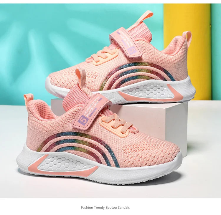 Girls' Mesh Running Sneakers