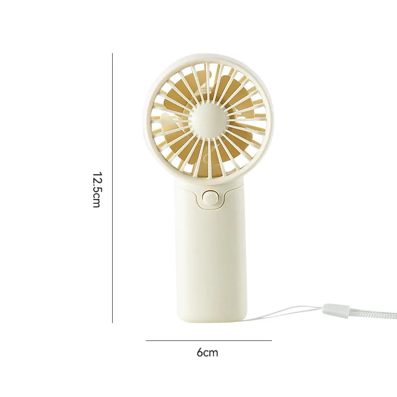 MEET SUN Portable Fan, Creative Compact Pocket Handheld Fan, Lightweight Mini Fan (AAA Batteries Not Included)