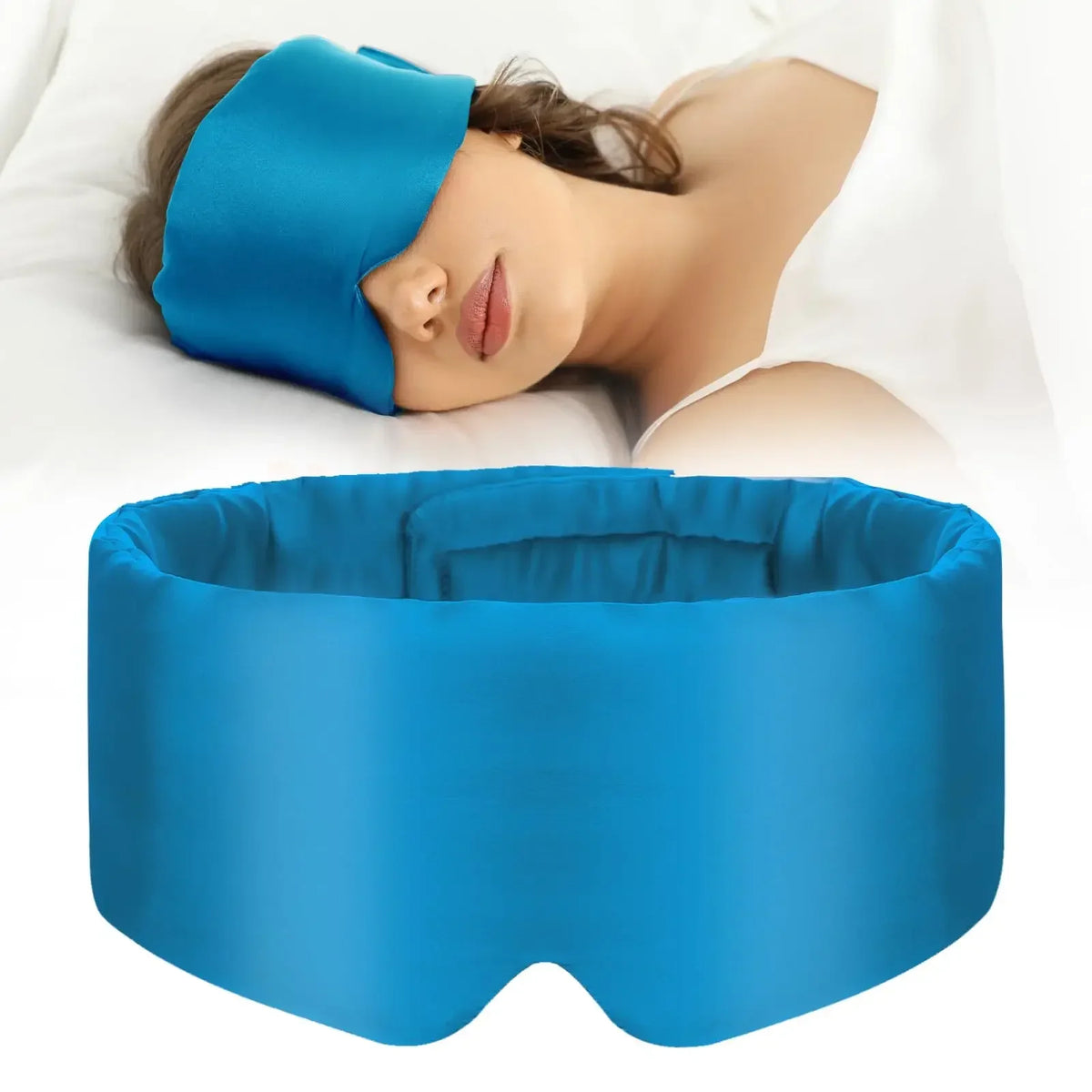 Silk-Touch Sleep Mask – Padded Light-Blocking Eye Mask