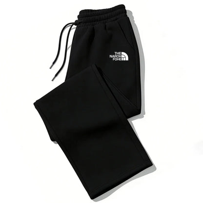 SONDR Pantaloni in pile da donna a gamba dritta dal taglio morbido