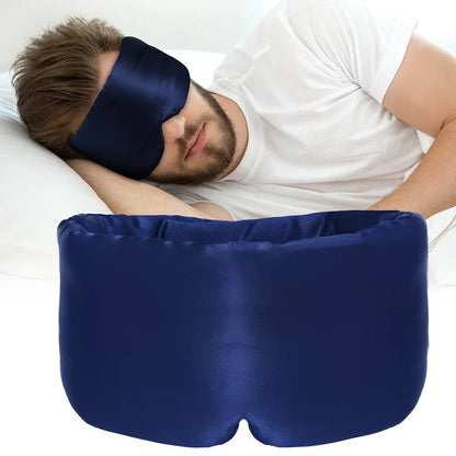 Silk-Touch Sleep Mask – Padded Light-Blocking Eye Mask