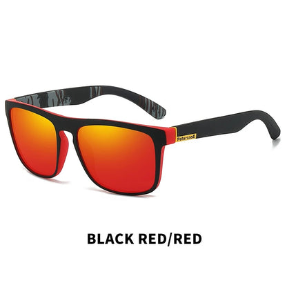 Vintage Polarized Square Sunglasses | UV400 Driving & Fishing Shades