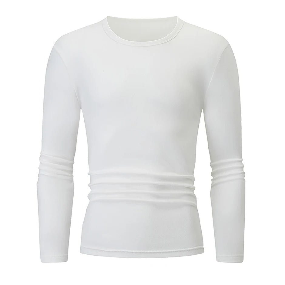Men's Thermal Base Layer Top – Warm Long-Sleeve Undershirt