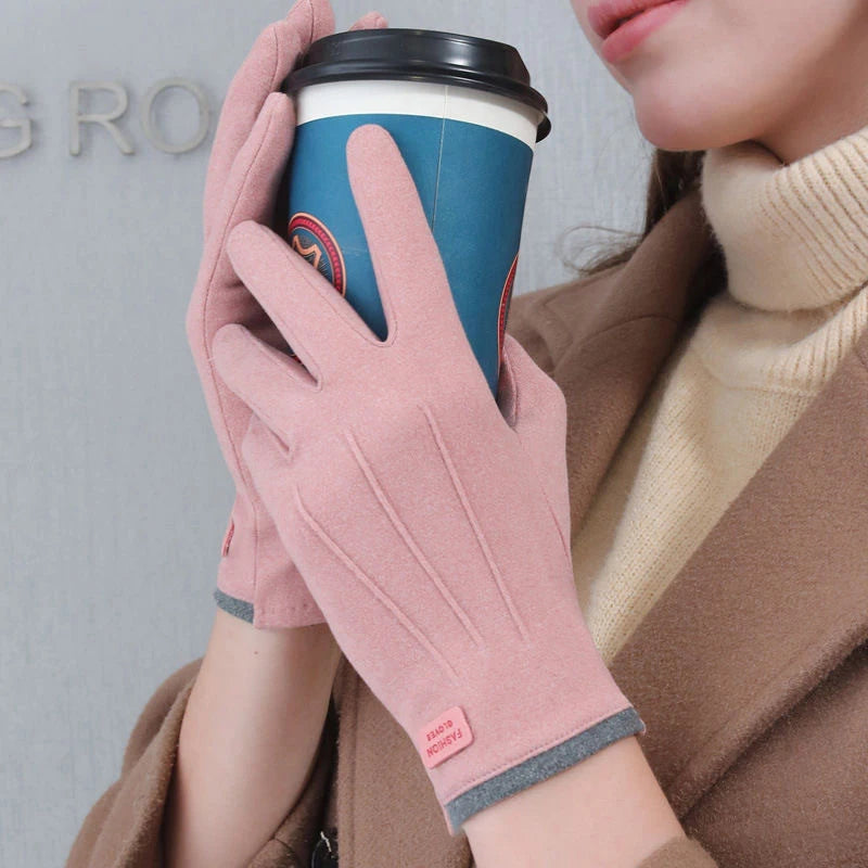 Women's Soft-Lined Windproof Touchscreen Gloves