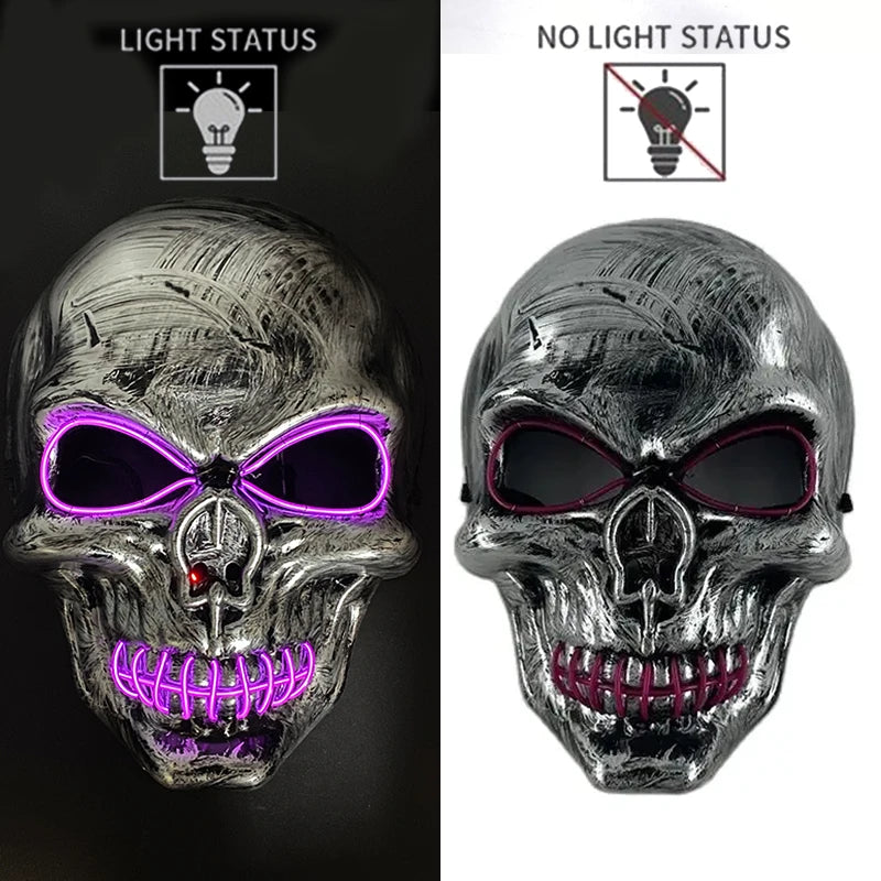 LED Light-Up Pirate Captain Hat - Glowing Tricorn Costume Hat for Halloween & Parties