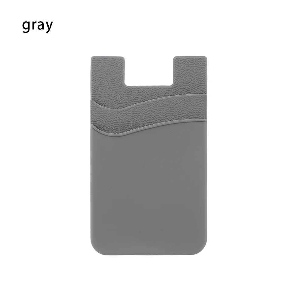 Stick-On Phone Card Holder – Silicone Phone Wallet Pocket