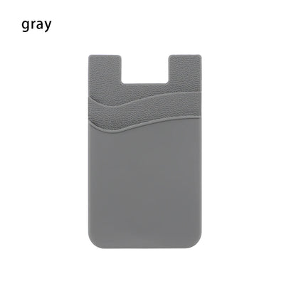 Stick-On Phone Card Holder – Silicone Phone Wallet Pocket