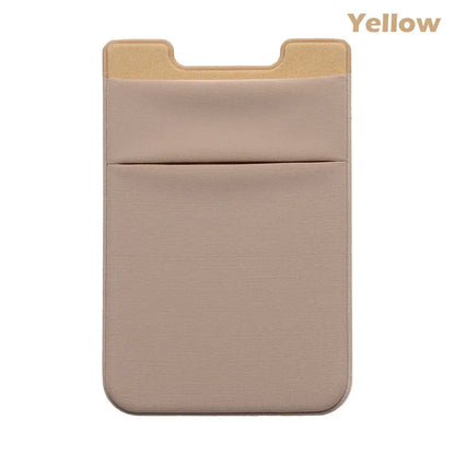 Stick-On Phone Card Holder – Silicone Phone Wallet Pocket