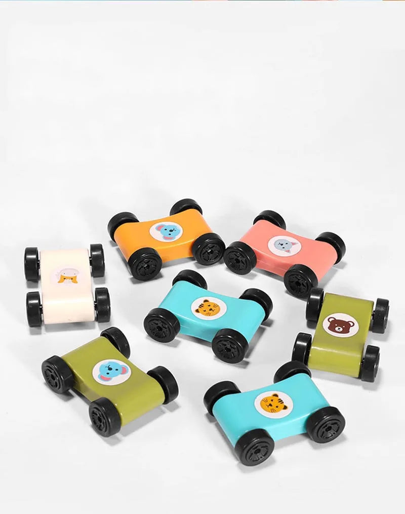 Race Track Car Ramp Toy – Gliding Rail Racing Set for Toddlers