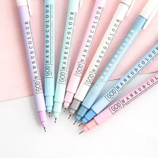 Extra Fine Colored Pens Set – 8 Colors 0.4mm Water-Based Fineliner for Journaling, Planner & Note Taking