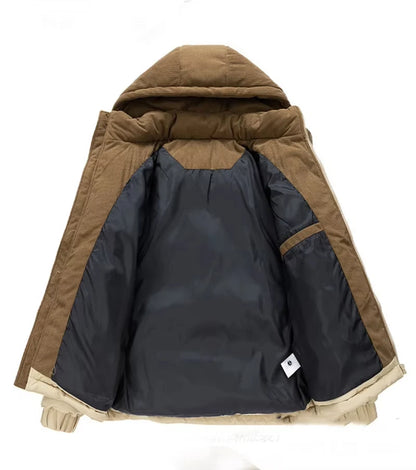 Dicke Herren-Freizeitjacke aus Polyester