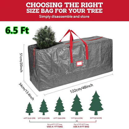 Christmas Tree Storage Bag – Fits Up to 9 ft Artificial Trees, with Handles