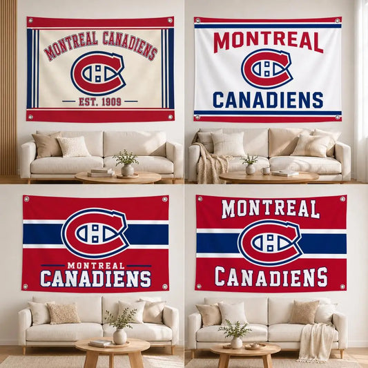 Montreal Canadiens Garden Flag | Indoor & Outdoor Yard Banner for Patio, Porch & Fan Cave