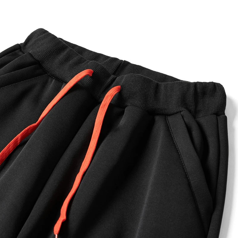 Men's Winter Jackets Thick Warm Jacket Brand Sportswear Coat Pants Solid Color Fleece Zipper Hooded Long Sleeved Male Outerwear