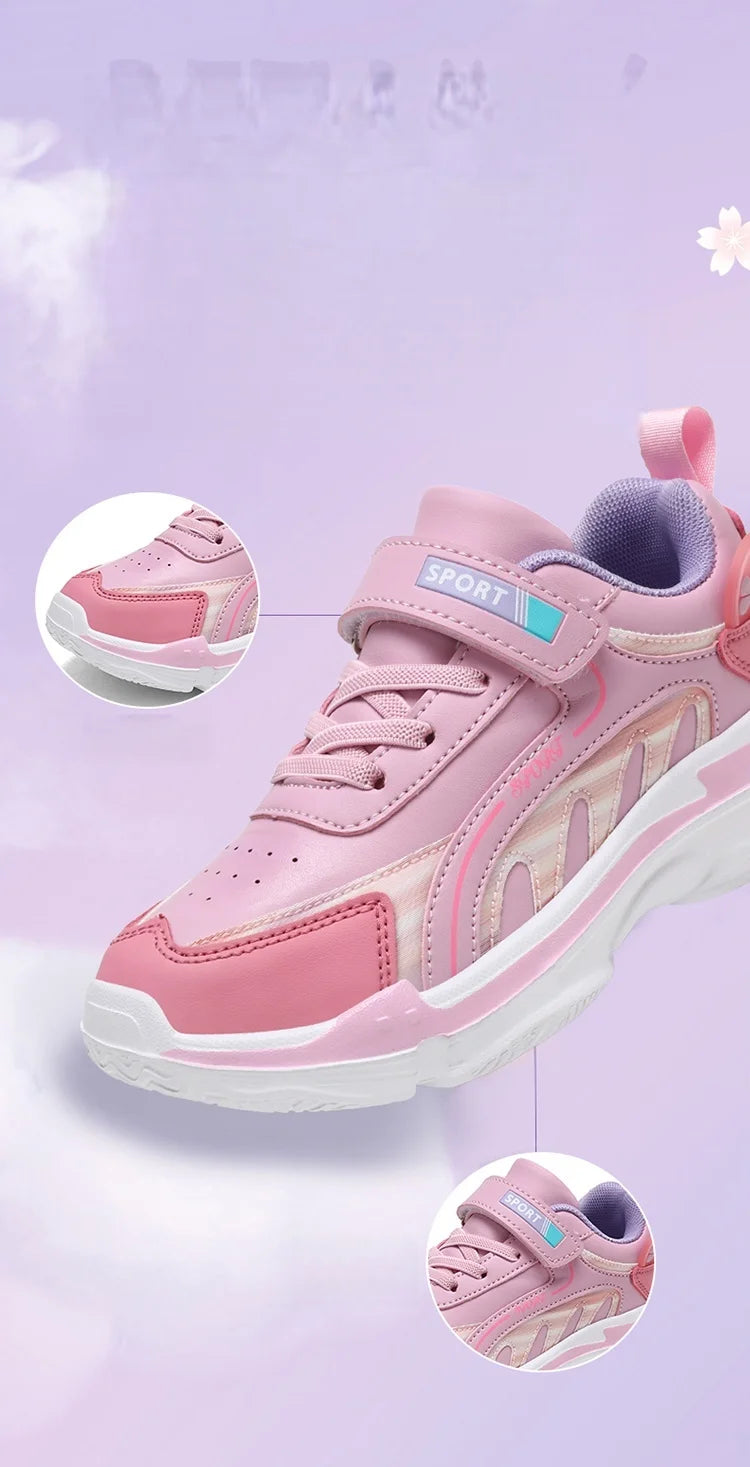 Girls' PU Sneakers