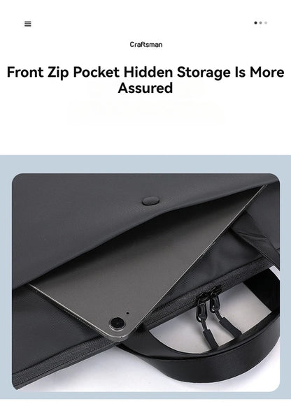 Borsa custodia impermeabile per laptop da 15,6" - Cartella a tracolla per MacBook Air e Pro