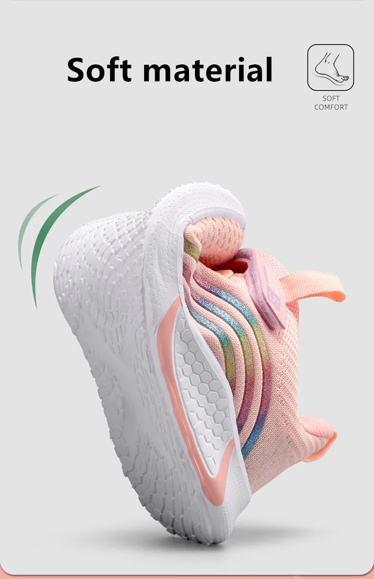 Girls' Mesh Running Sneakers