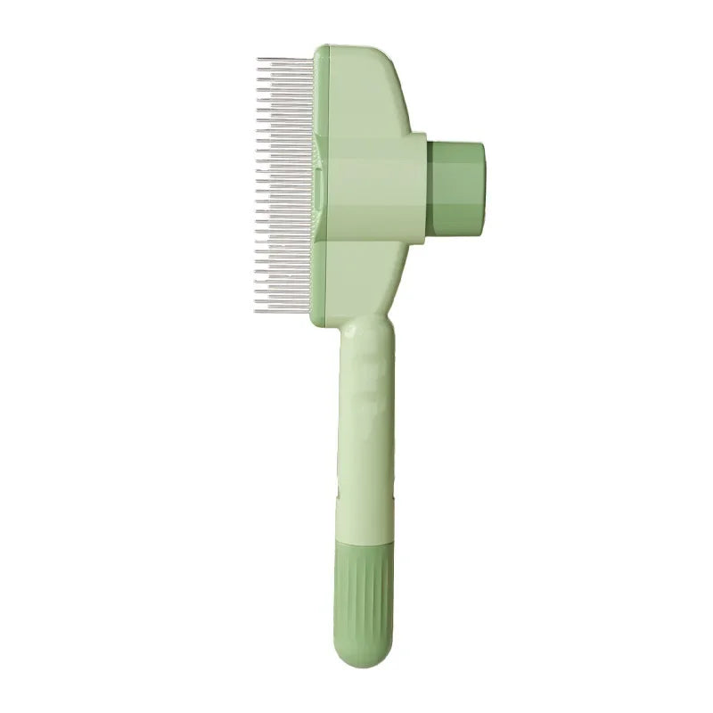 Self-Cleaning Pet Grooming Comb – Push-Button Hair Remover Brush for Dogs & Cats