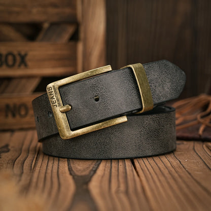 Cintura Western Retrò – Ecopelle con Fibbia in Metallo, Unisex