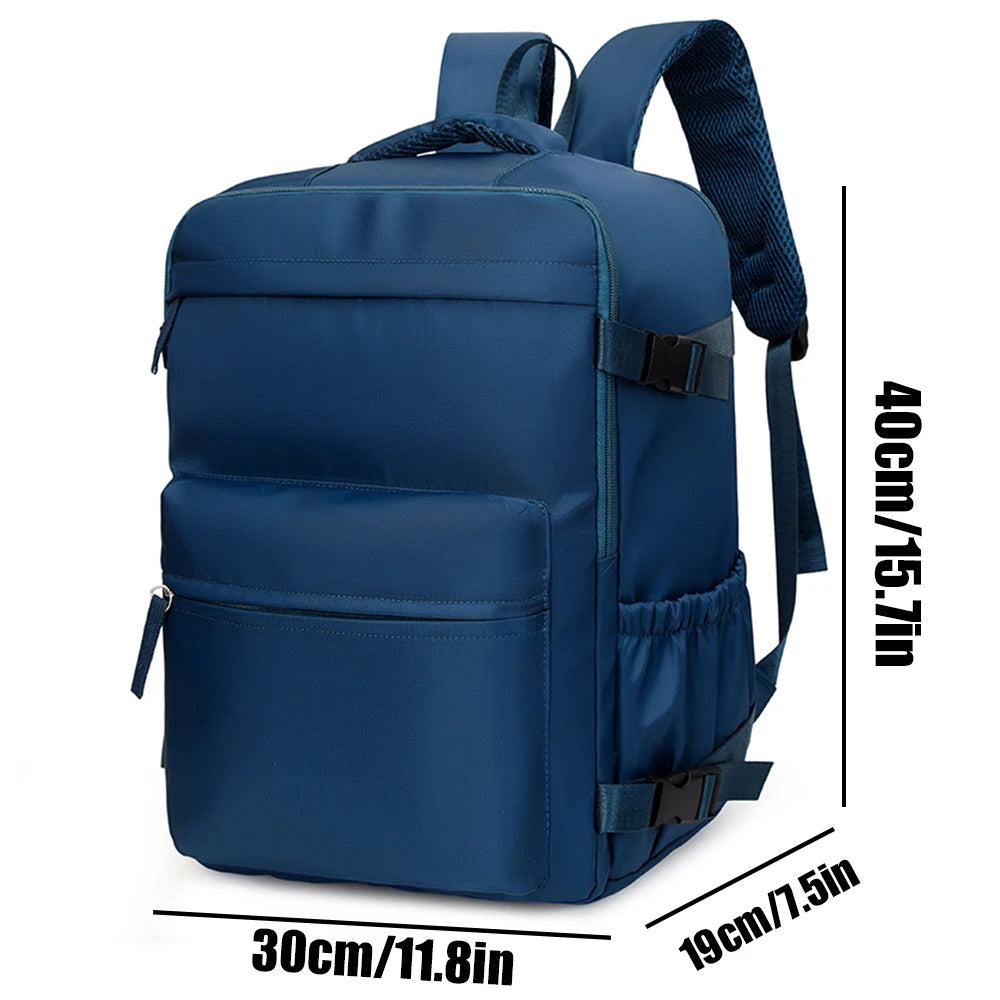 Backpack for Men and Women, Simple Business Trip Luggage Bag, Boarding Travel Bag, Large Capacity Backpack