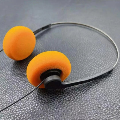 Retro Wired On-Ear Headphones – Lightweight Vintage Style