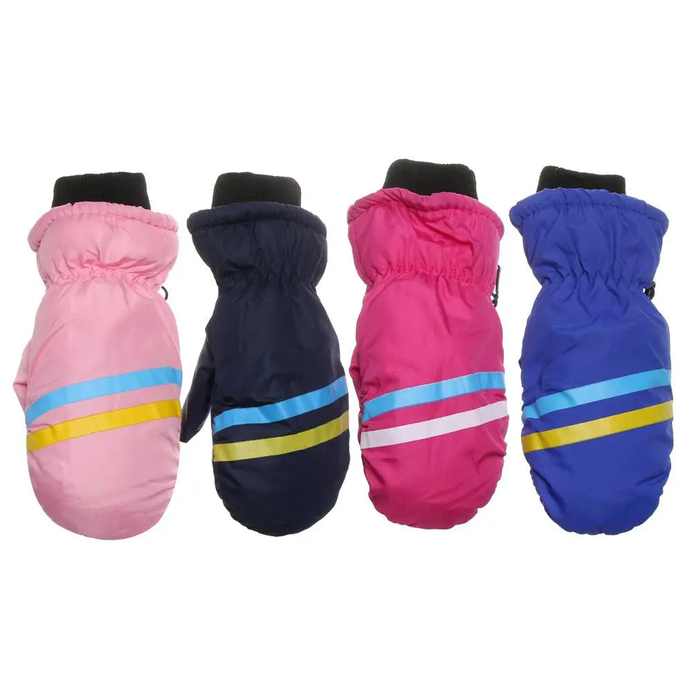 Kids' Ski Mittens – Water-Resistant Snow Mittens, Toddler to Age 13