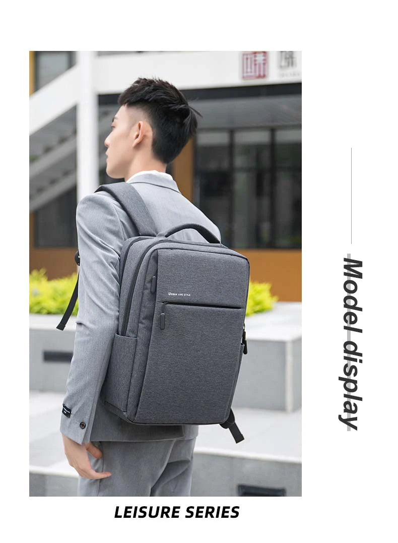 17.3" Laptop Travel Backpack - Large Capacity Waterproof Multi-Pocket Men's Bag