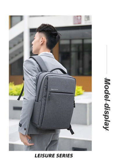 Zaino da viaggio per laptop da 17,3" - Borsa impermeabile da uomo a grande capacità con molte tasche