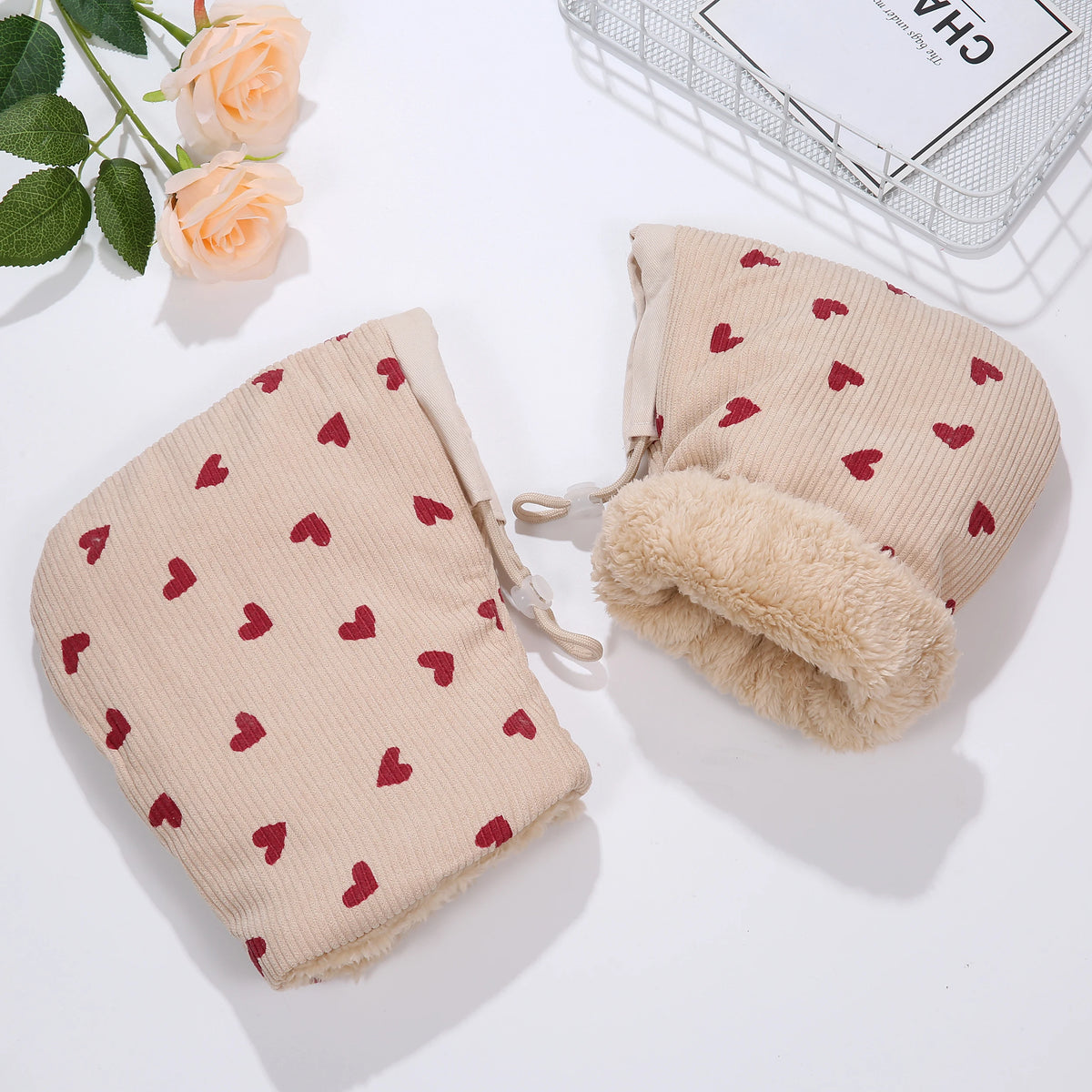 Stroller Hand Muffs – Windproof Stroller Gloves for Winter Walks