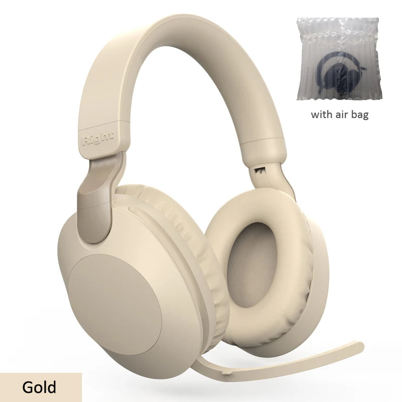 Wireless Bluetooth Over-Ear Headphones – BT 5.1, Built-In Mic, Wired or Wireless