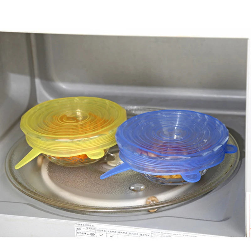 Silicone Stretch Lids – 16 Sizes Universal Food Cover for Bowls, Pots & Pans | Microwave Safe