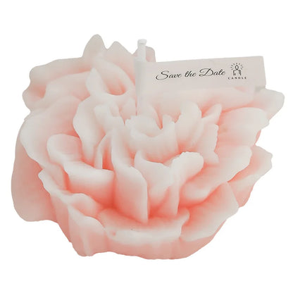 Candela artigianale in cera di soia a forma di garofano | 7 colori | Aromatica e profumata | Oggetto da foto per matrimoni, compleanni e feste