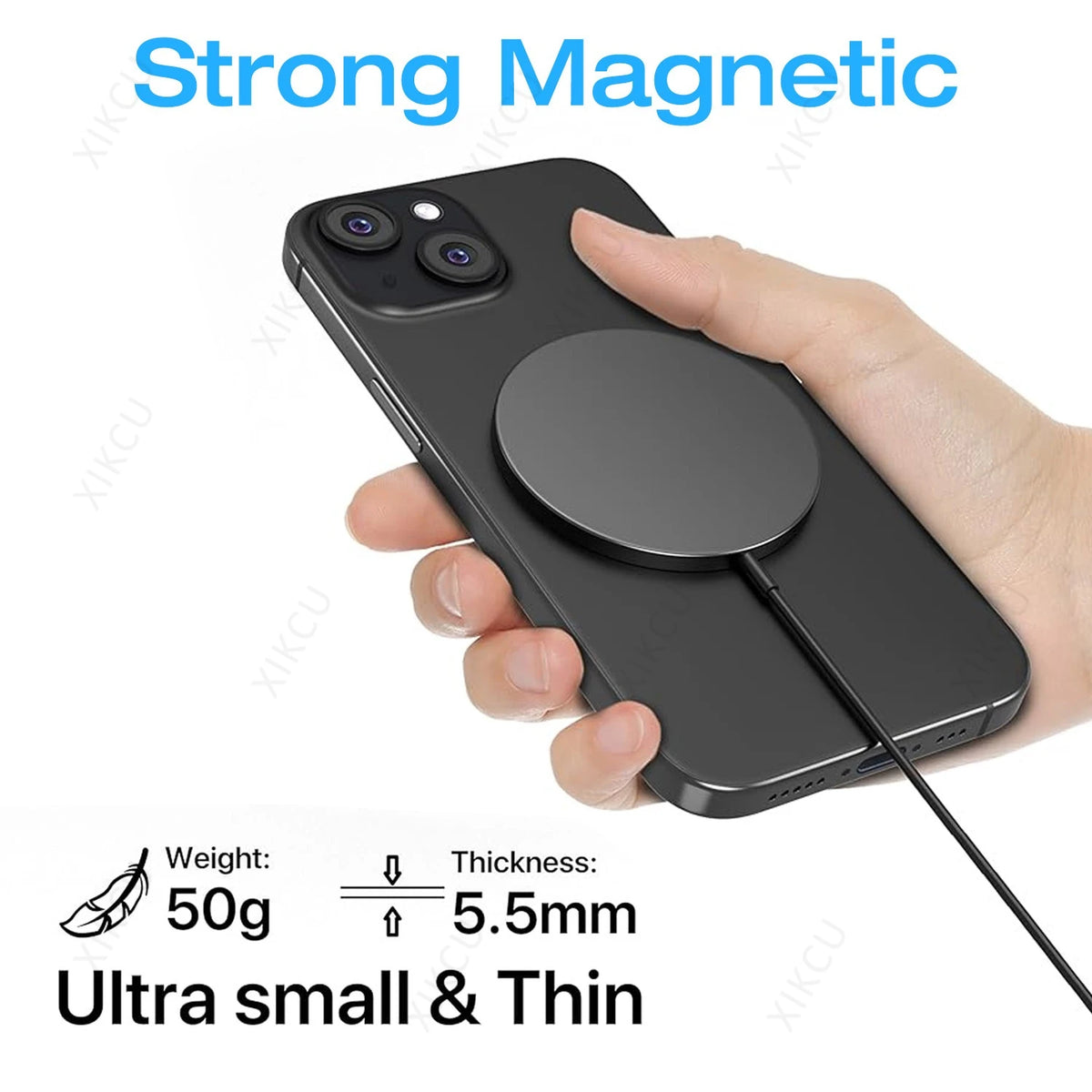 MagSafe-Style Magnetic Wireless Charger for iPhone & AirPods