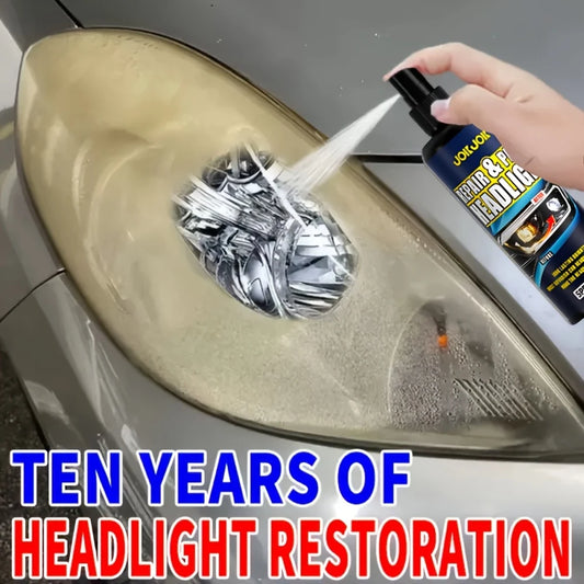 100ml Car Headlight Restoration Spray - Efficient Repair & Polish, Long-Lasting Clarity, Ideal for Automotive Lighting