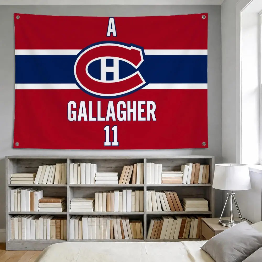 Montreal Canadiens Fan Flag | Sports Decor Wall Hanging Banner for Indoor & Outdoor