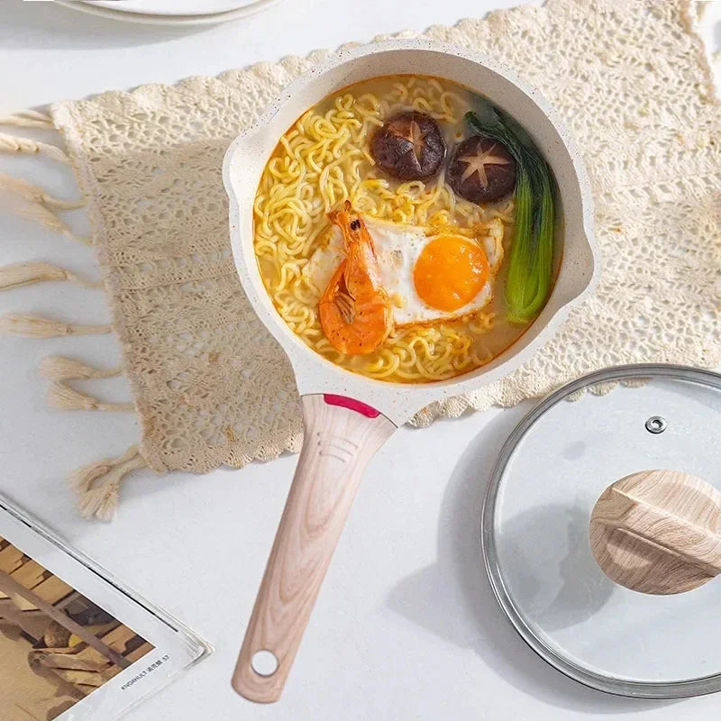 White Nonstick Aluminum Pots & Cookware Sets