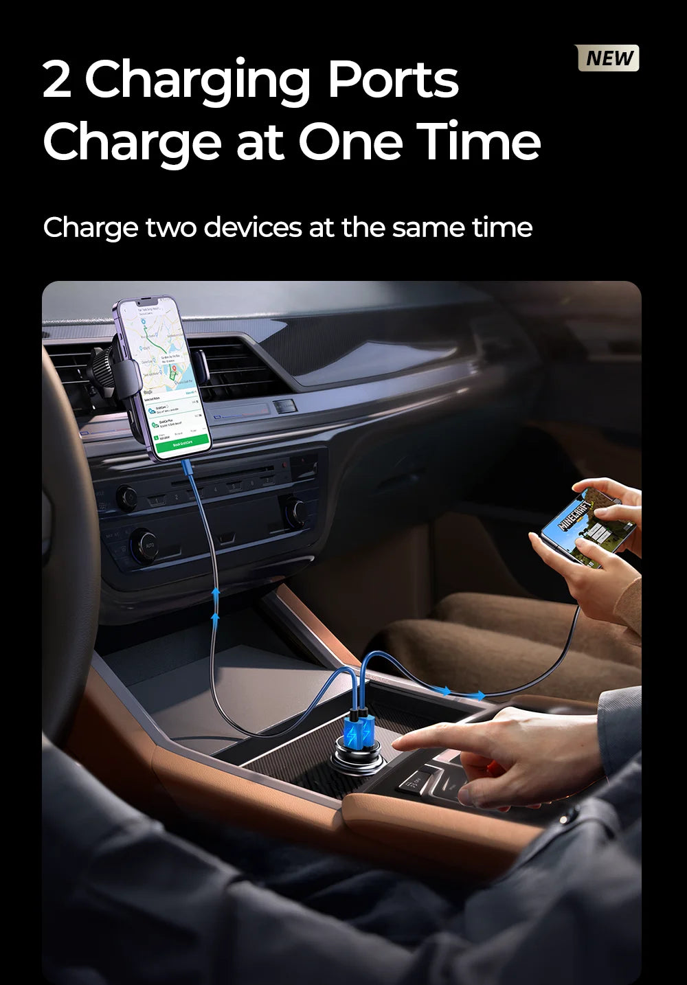 JOYROOM 30W Mini Dual-Port Car Charger