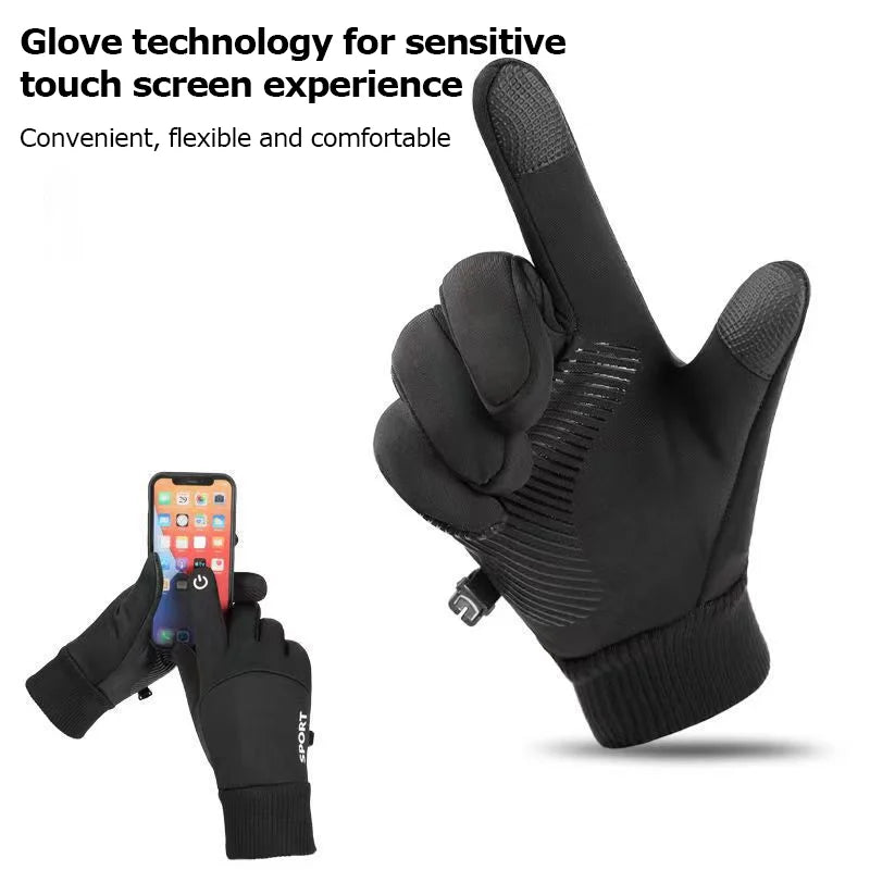 Touchscreen Winter Gloves – Water-Resistant Thermal Gloves for Men & Women