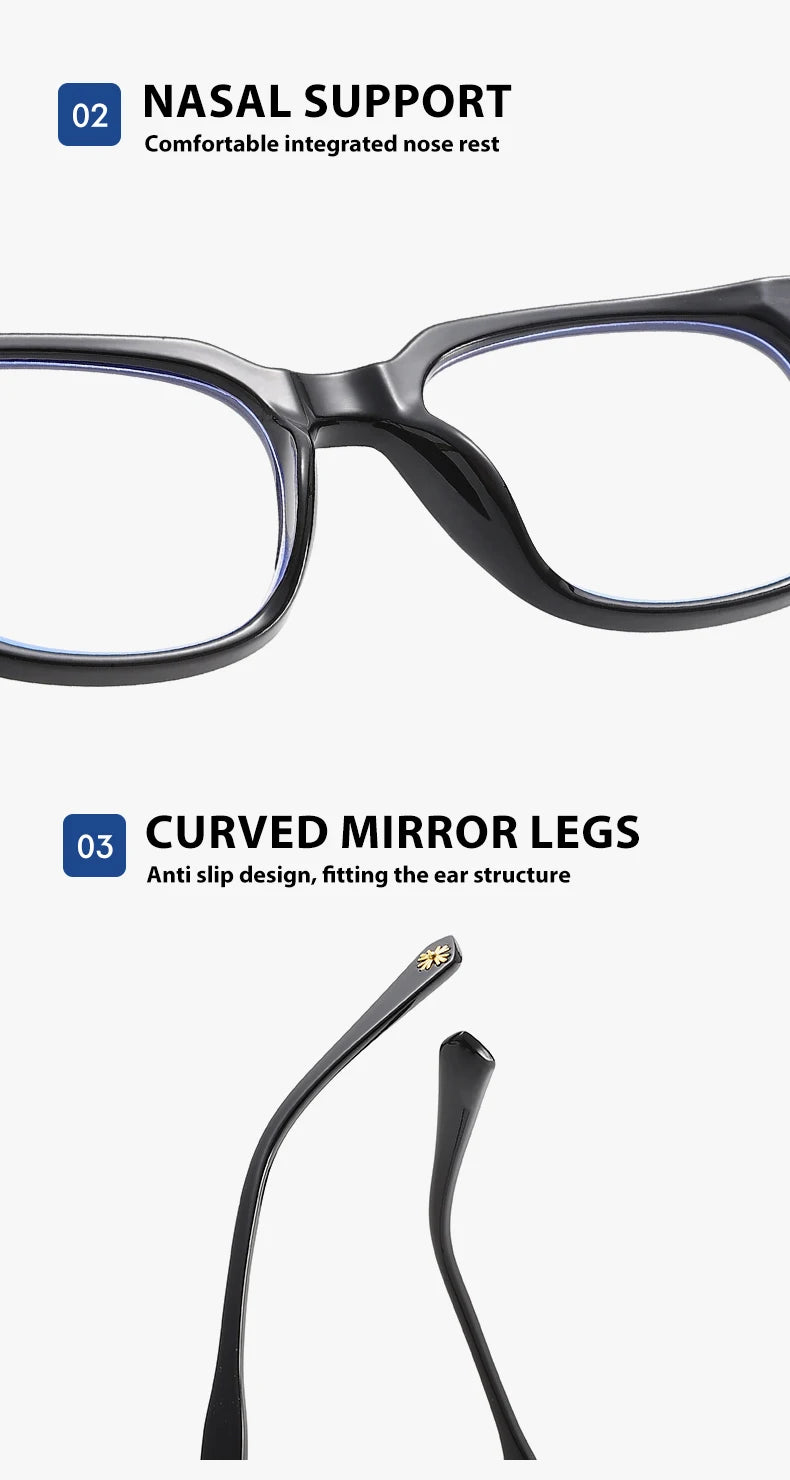 Blue Light Glasses – Square Computer Glasses for Men & Women
