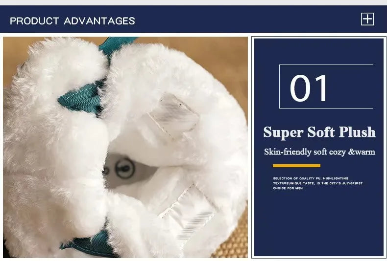 Toddler Animal Snow Boots – Plush-Lined Non-Slip Winter Boots