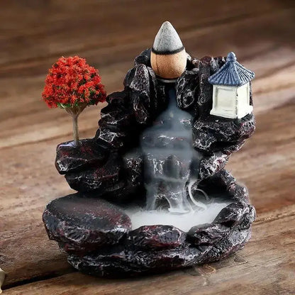 Backflow Incense Burner – Waterfall Incense Holder Decor