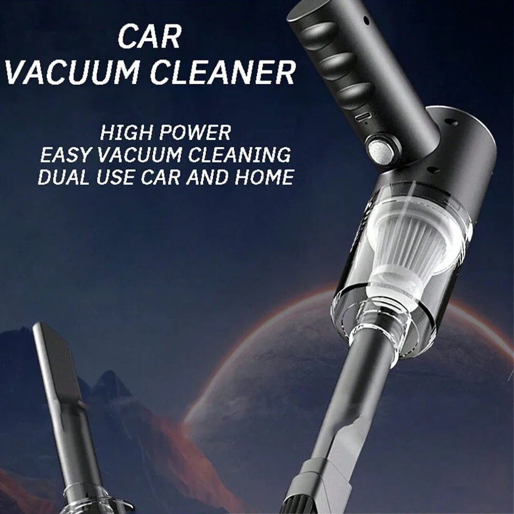 Cordless Handheld Vacuum – Rechargeable Mini Car & Home Vacuum with Washable HEPA Filter